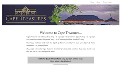 Desktop Screenshot of cape-treasures.com